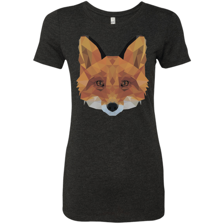 T-Shirts Vintage Black / S Fox Portrait Women's Triblend T-Shirt