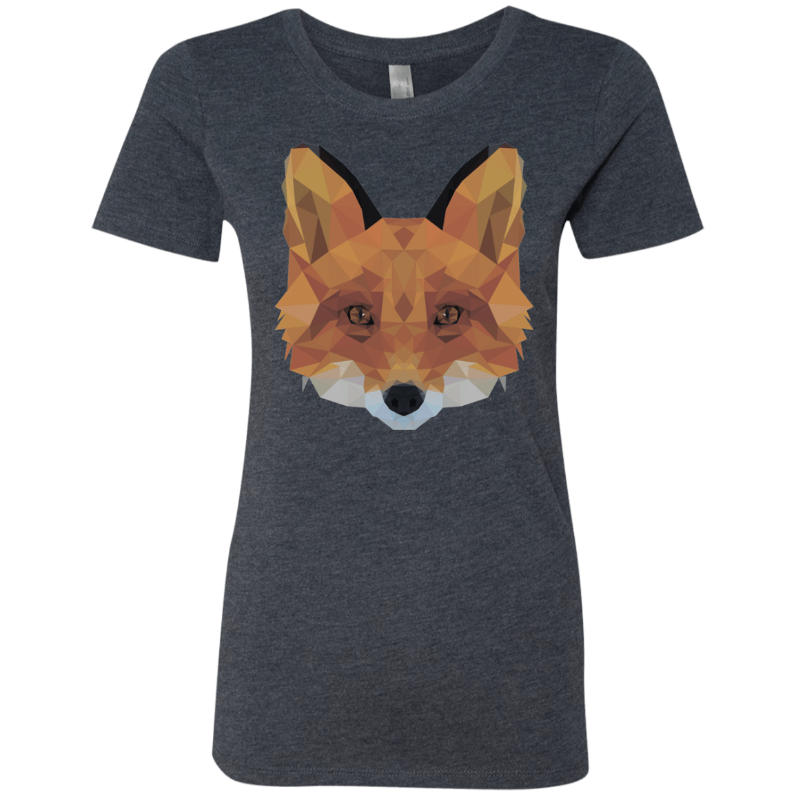 T-Shirts Vintage Navy / S Fox Portrait Women's Triblend T-Shirt