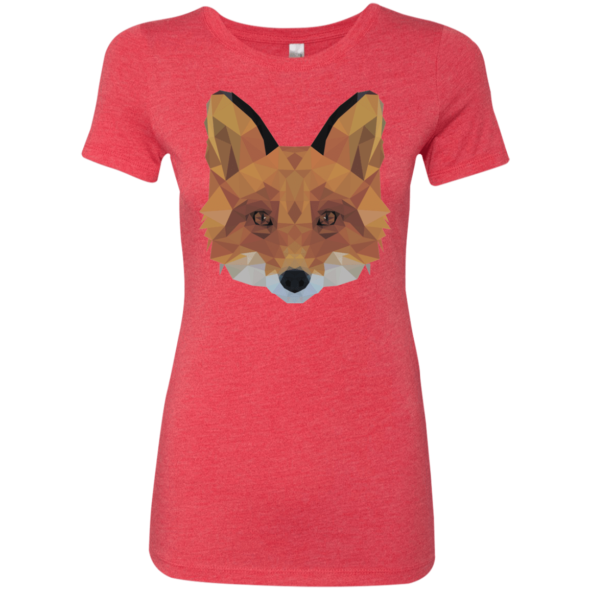 T-Shirts Vintage Red / S Fox Portrait Women's Triblend T-Shirt