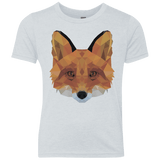 T-Shirts Heather White / YXS Fox Portrait Youth Triblend T-Shirt