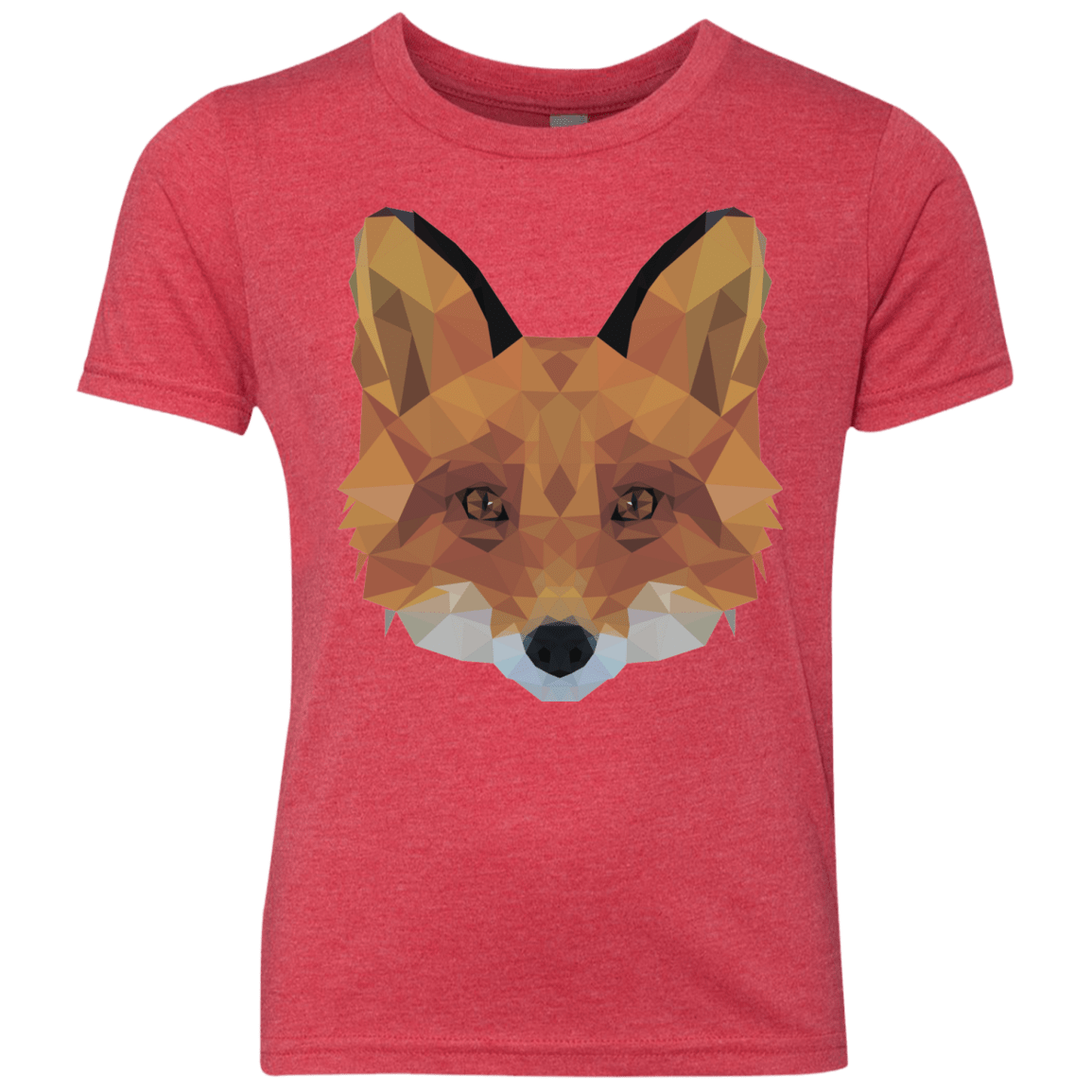 T-Shirts Vintage Red / YXS Fox Portrait Youth Triblend T-Shirt