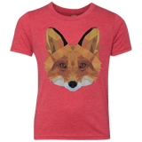T-Shirts Vintage Red / YXS Fox Portrait Youth Triblend T-Shirt