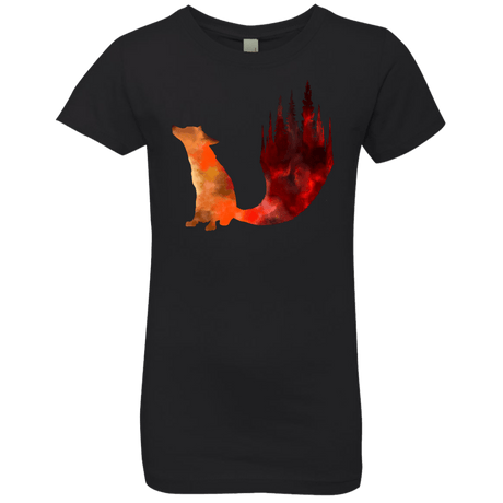 T-Shirts Black / YXS Fox Tail Girls Premium T-Shirt