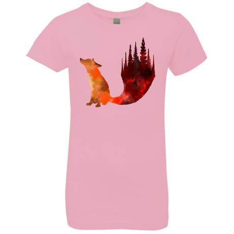 T-Shirts Light Pink / YXS Fox Tail Girls Premium T-Shirt