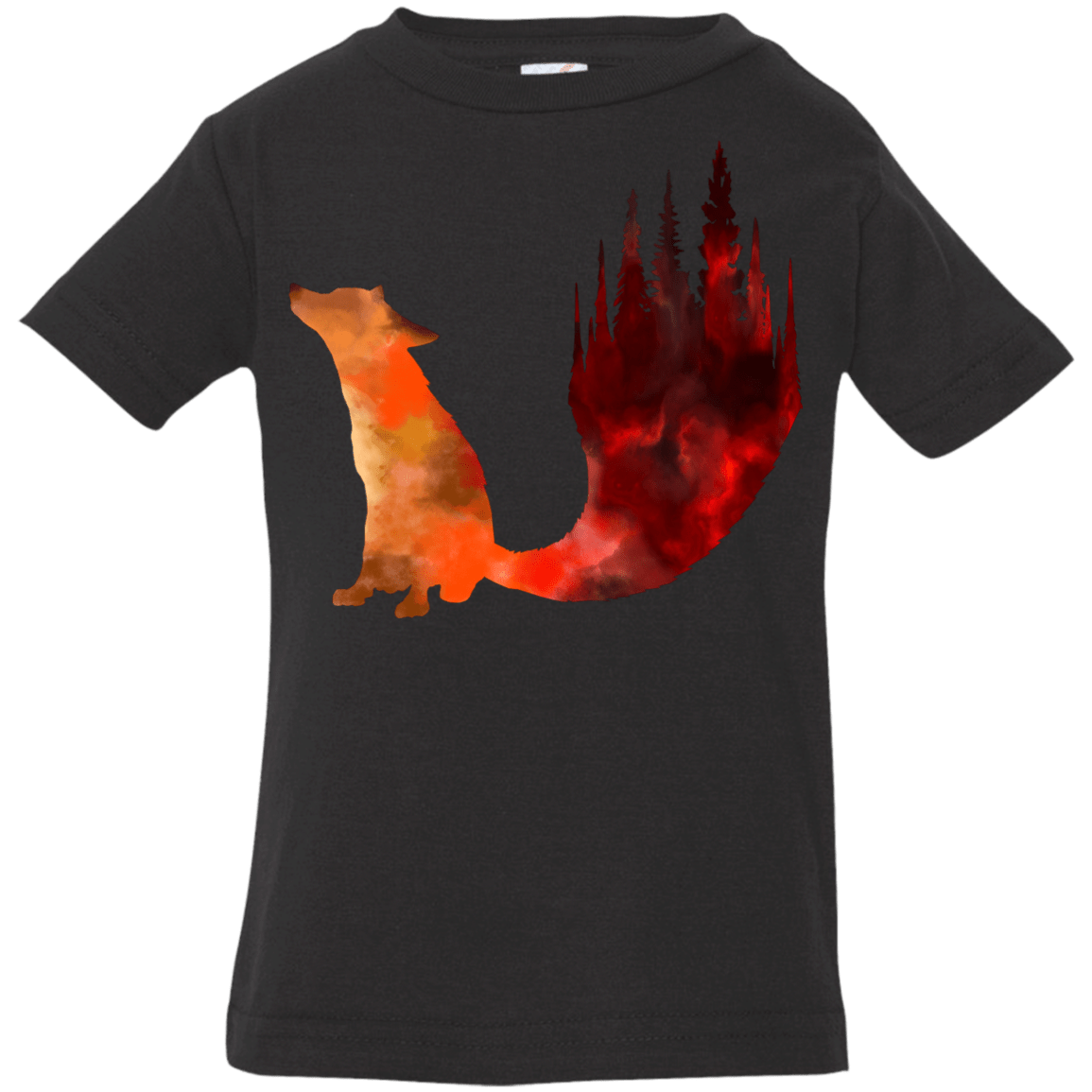 T-Shirts Black / 6 Months Fox Tail Infant Premium T-Shirt