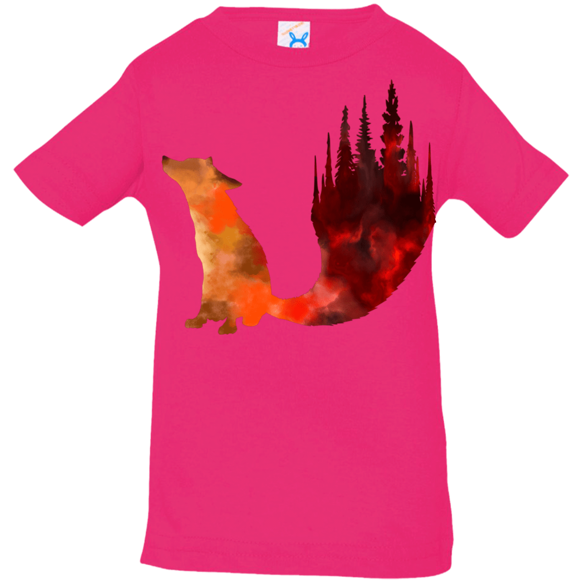 T-Shirts Hot Pink / 6 Months Fox Tail Infant Premium T-Shirt
