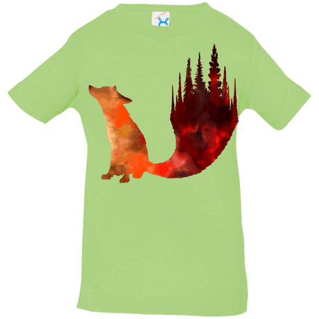 T-Shirts Key Lime / 6 Months Fox Tail Infant Premium T-Shirt