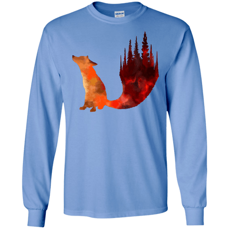 T-Shirts Carolina Blue / S Fox Tail Men's Long Sleeve T-Shirt