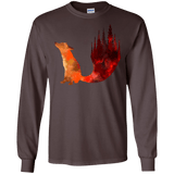 T-Shirts Dark Chocolate / S Fox Tail Men's Long Sleeve T-Shirt