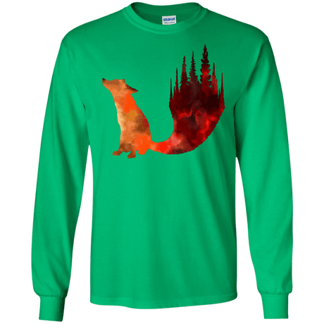 T-Shirts Irish Green / S Fox Tail Men's Long Sleeve T-Shirt