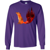 T-Shirts Purple / S Fox Tail Men's Long Sleeve T-Shirt