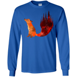 T-Shirts Royal / S Fox Tail Men's Long Sleeve T-Shirt