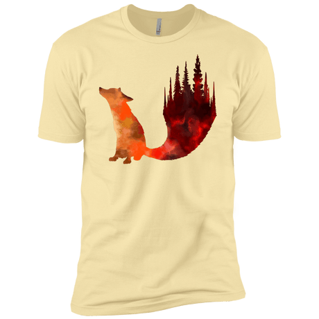 T-Shirts Banana Cream / X-Small Fox Tail Men's Premium T-Shirt