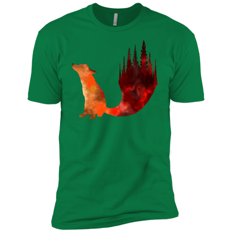T-Shirts Kelly Green / X-Small Fox Tail Men's Premium T-Shirt