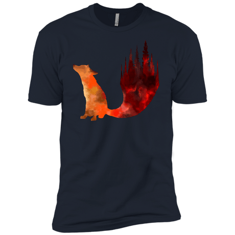T-Shirts Midnight Navy / X-Small Fox Tail Men's Premium T-Shirt