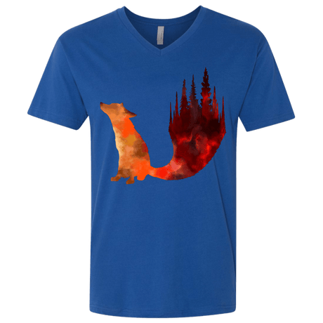 T-Shirts Royal / X-Small Fox Tail Men's Premium V-Neck