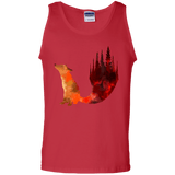 T-Shirts Red / S Fox Tail Men's Tank Top