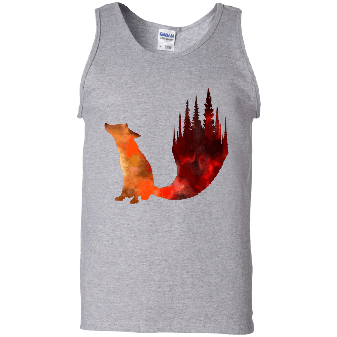 T-Shirts Sport Grey / S Fox Tail Men's Tank Top
