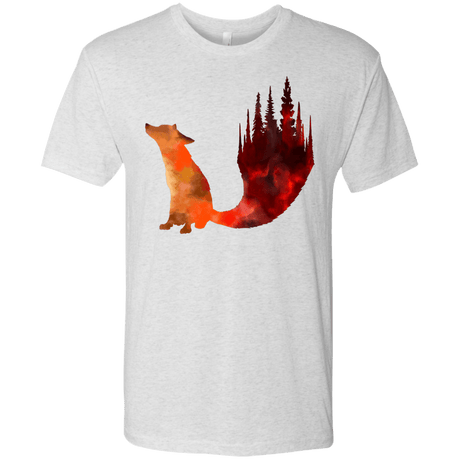 T-Shirts Heather White / S Fox Tail Men's Triblend T-Shirt