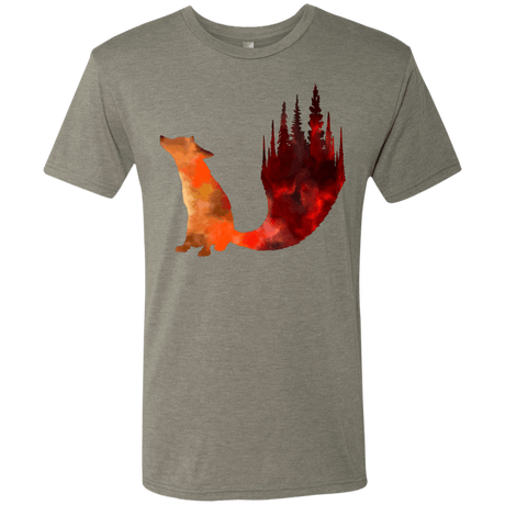 T-Shirts Venetian Grey / S Fox Tail Men's Triblend T-Shirt