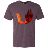 T-Shirts Vintage Purple / S Fox Tail Men's Triblend T-Shirt