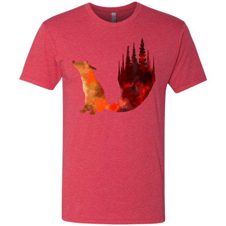 T-Shirts Vintage Red / S Fox Tail Men's Triblend T-Shirt