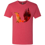 T-Shirts Vintage Red / S Fox Tail Men's Triblend T-Shirt