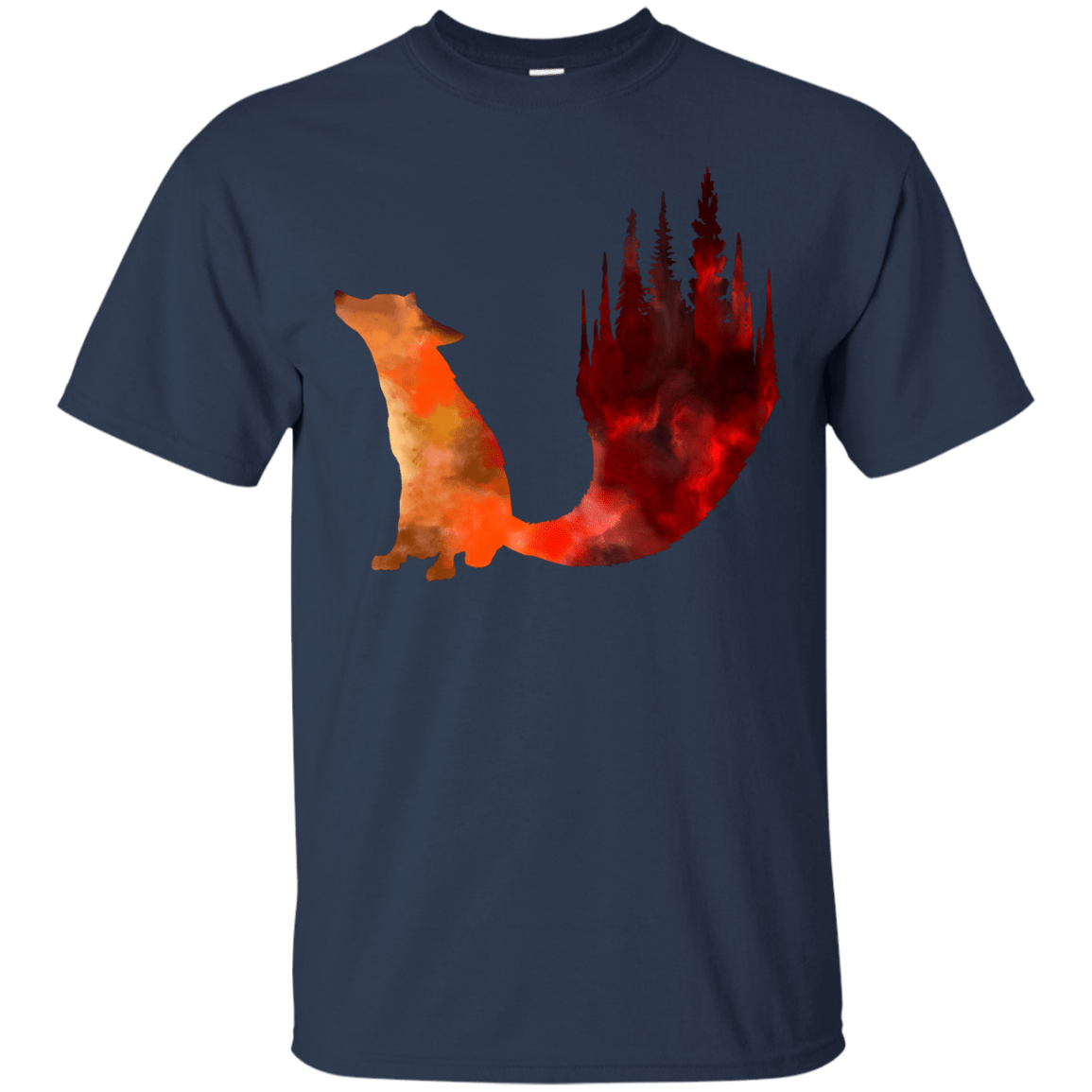 T-Shirts Navy / S Fox Tail T-Shirt