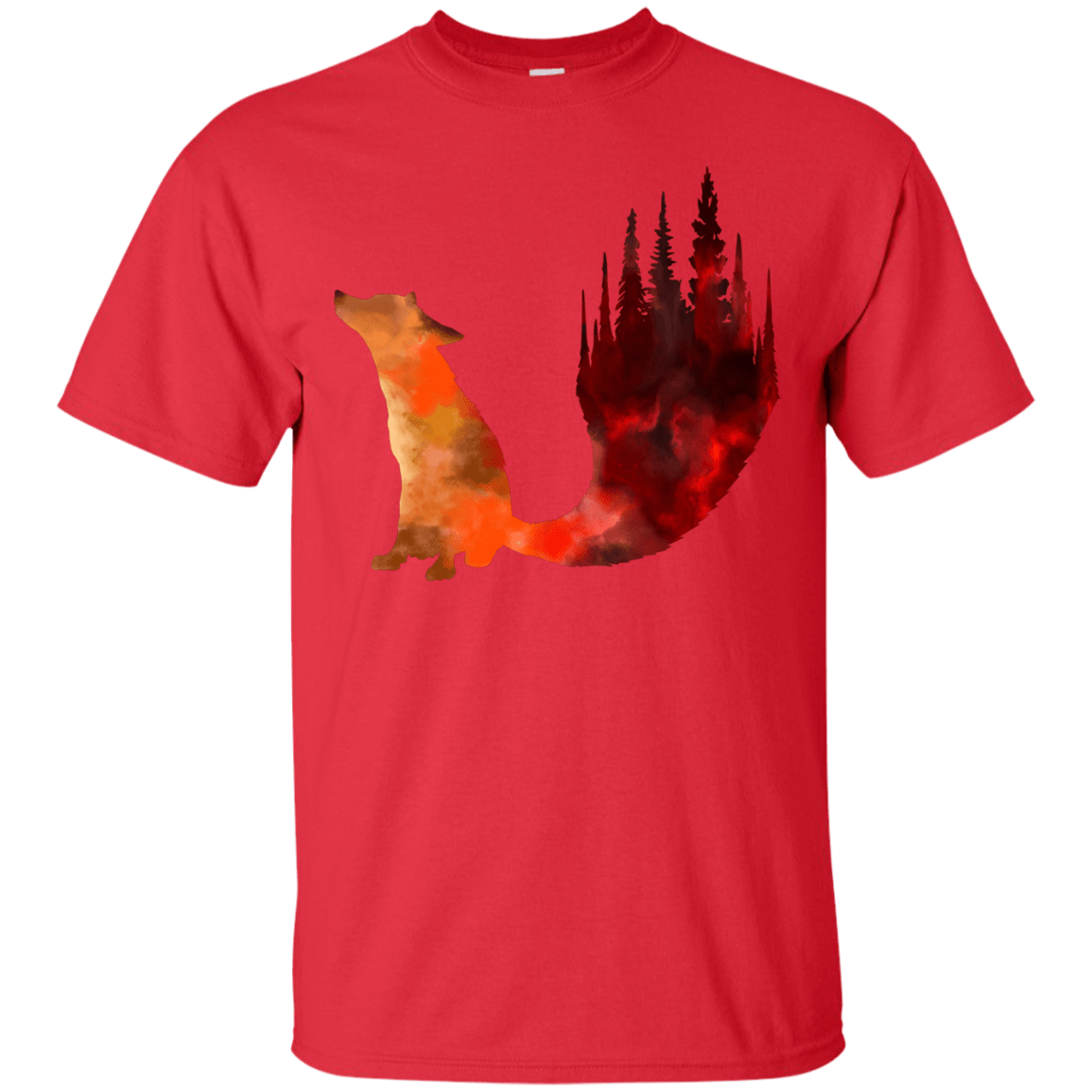 T-Shirts Red / S Fox Tail T-Shirt