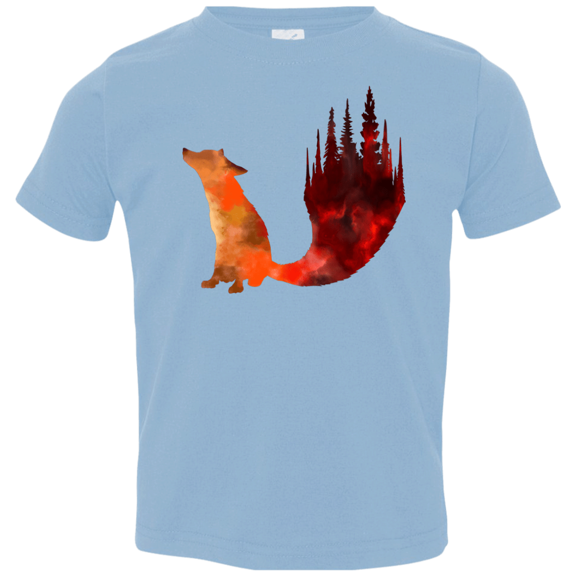 T-Shirts Light Blue / 2T Fox Tail Toddler Premium T-Shirt