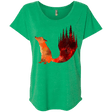 T-Shirts Envy / X-Small Fox Tail Triblend Dolman Sleeve