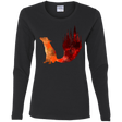 T-Shirts Black / S Fox Tail Women's Long Sleeve T-Shirt