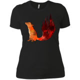 T-Shirts Black / X-Small Fox Tail Women's Premium T-Shirt