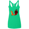 T-Shirts Envy / X-Small Fox Tail Women's Triblend Racerback Tank