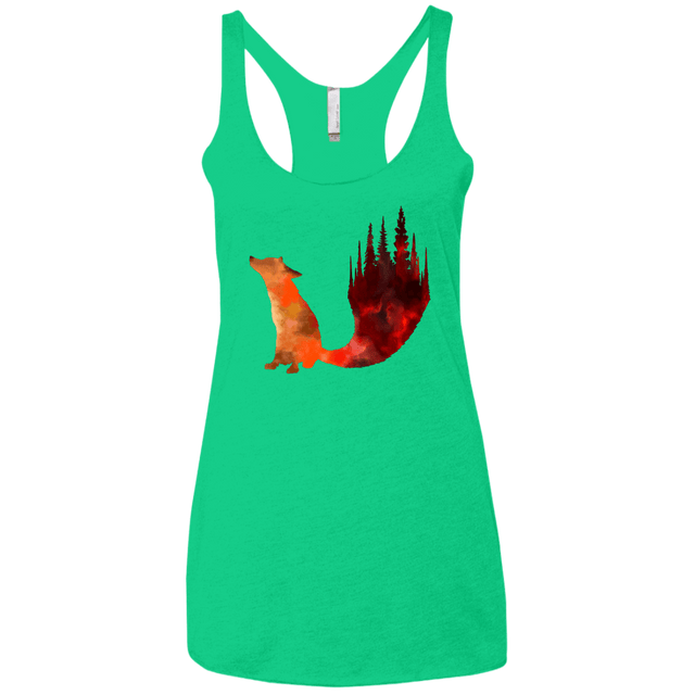 T-Shirts Envy / X-Small Fox Tail Women's Triblend Racerback Tank