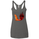 T-Shirts Premium Heather / X-Small Fox Tail Women's Triblend Racerback Tank