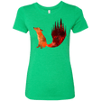 T-Shirts Envy / S Fox Tail Women's Triblend T-Shirt