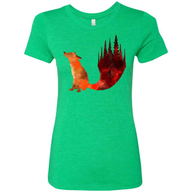 T-Shirts Envy / S Fox Tail Women's Triblend T-Shirt