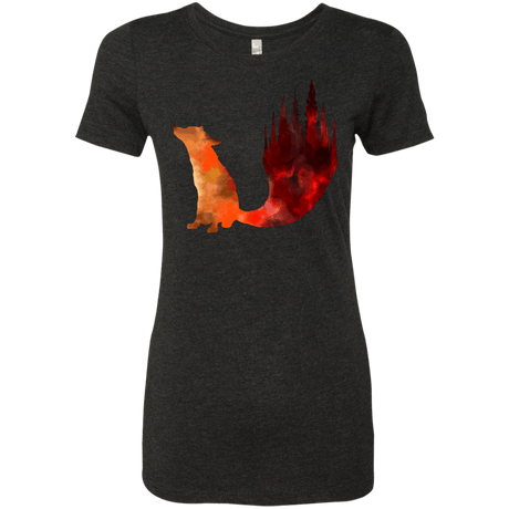 T-Shirts Vintage Black / S Fox Tail Women's Triblend T-Shirt