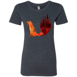 T-Shirts Vintage Navy / S Fox Tail Women's Triblend T-Shirt