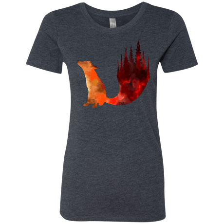 T-Shirts Vintage Navy / S Fox Tail Women's Triblend T-Shirt