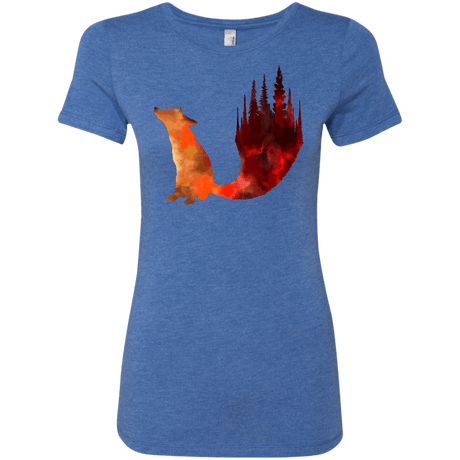 T-Shirts Vintage Royal / S Fox Tail Women's Triblend T-Shirt
