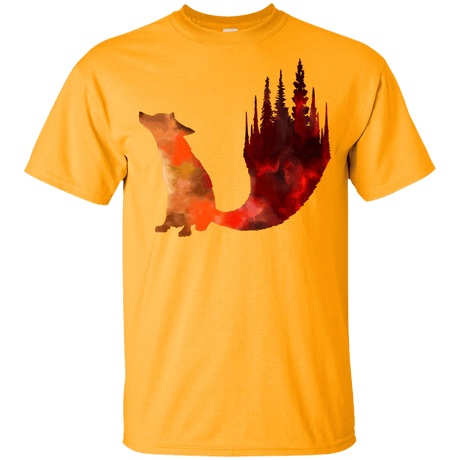 T-Shirts Gold / YXS Fox Tail Youth T-Shirt