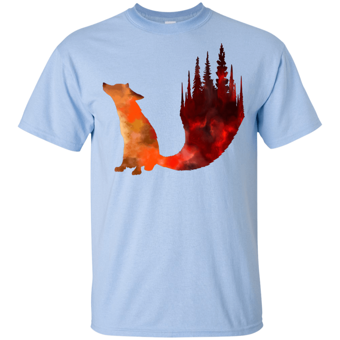 T-Shirts Light Blue / YXS Fox Tail Youth T-Shirt
