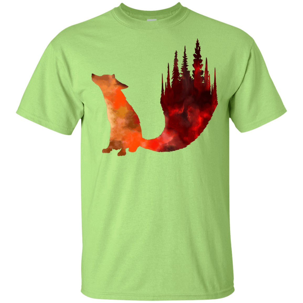 T-Shirts Mint Green / YXS Fox Tail Youth T-Shirt