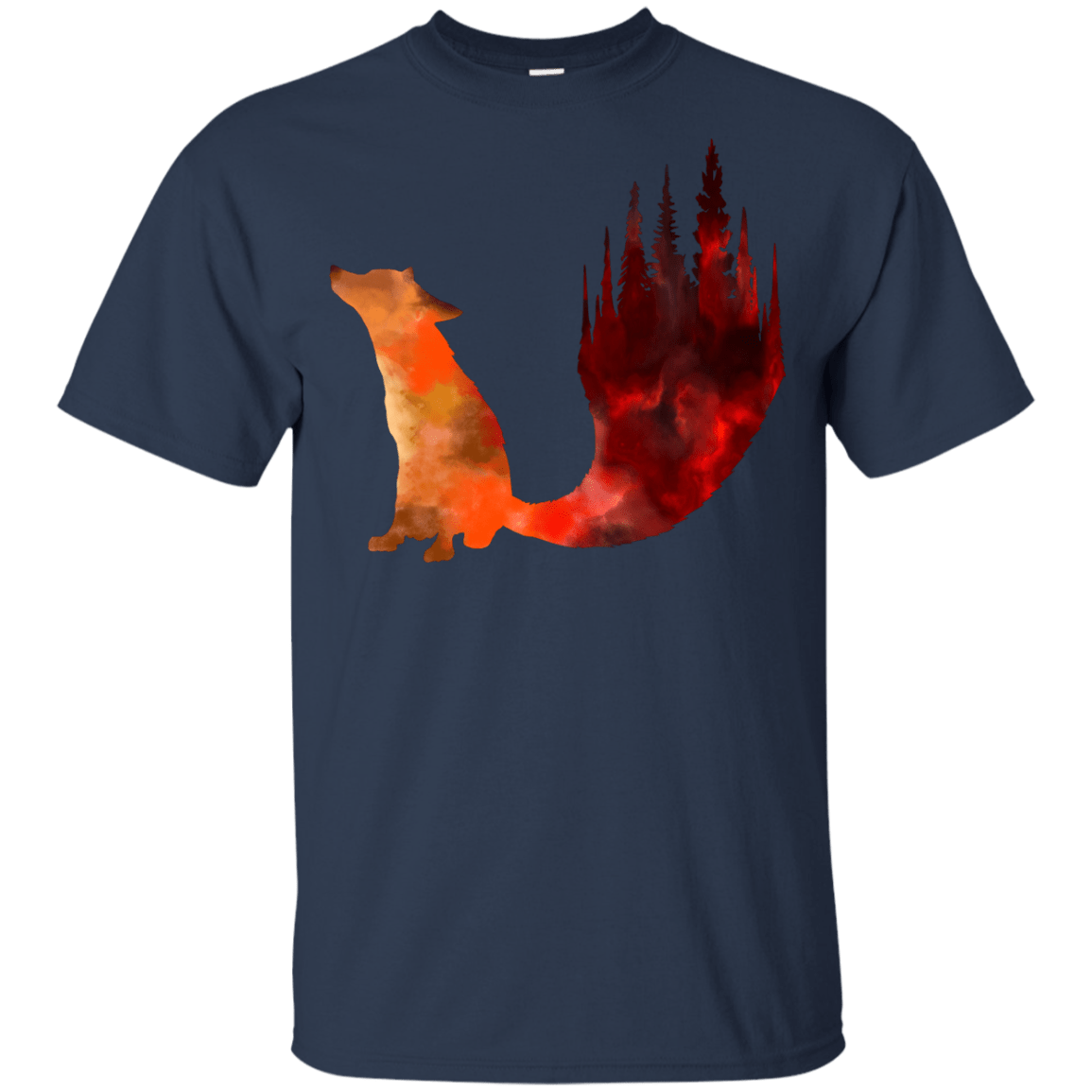 T-Shirts Navy / YXS Fox Tail Youth T-Shirt