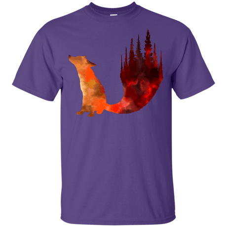 T-Shirts Purple / YXS Fox Tail Youth T-Shirt