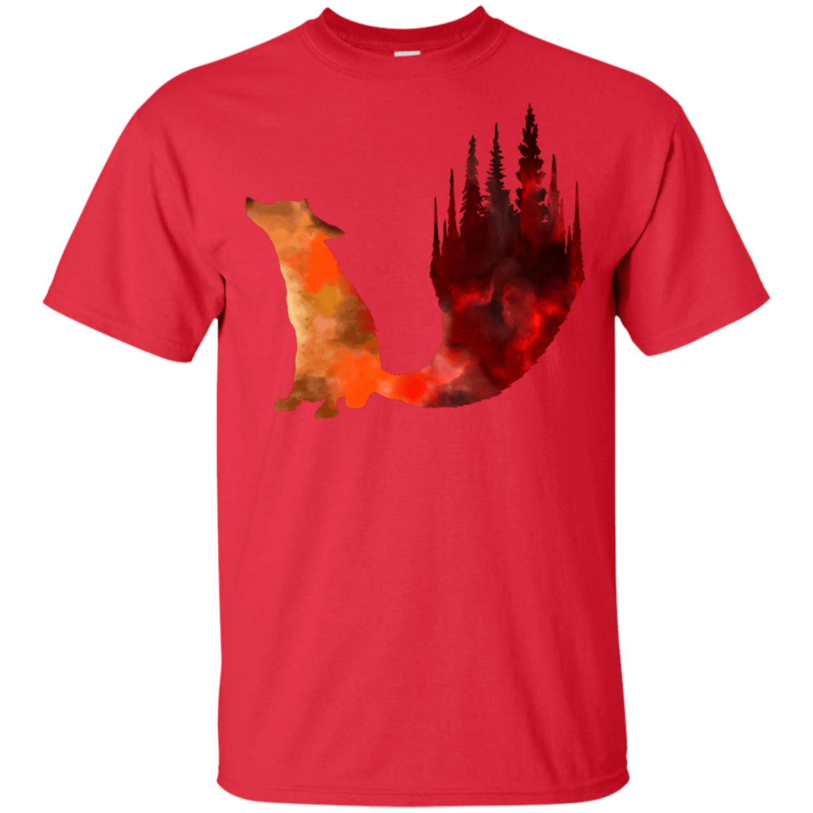 T-Shirts Red / YXS Fox Tail Youth T-Shirt