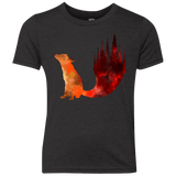 T-Shirts Vintage Black / YXS Fox Tail Youth Triblend T-Shirt