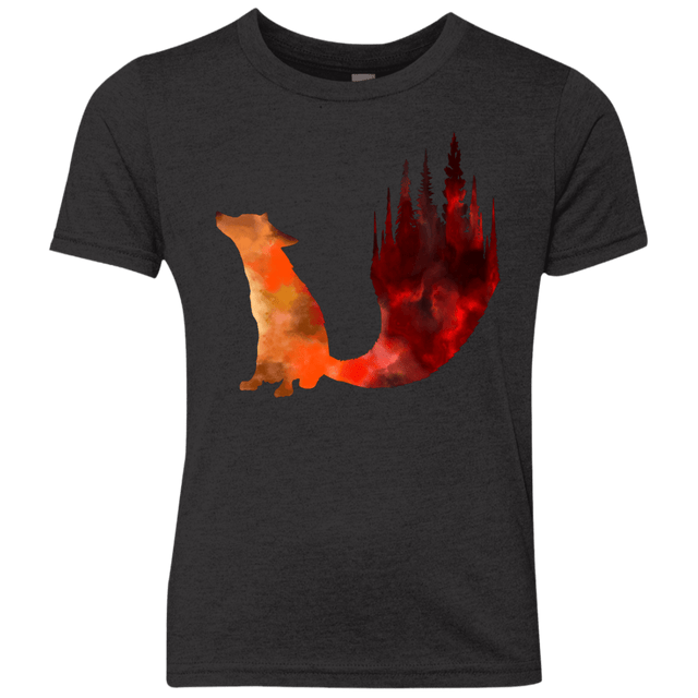 T-Shirts Vintage Black / YXS Fox Tail Youth Triblend T-Shirt